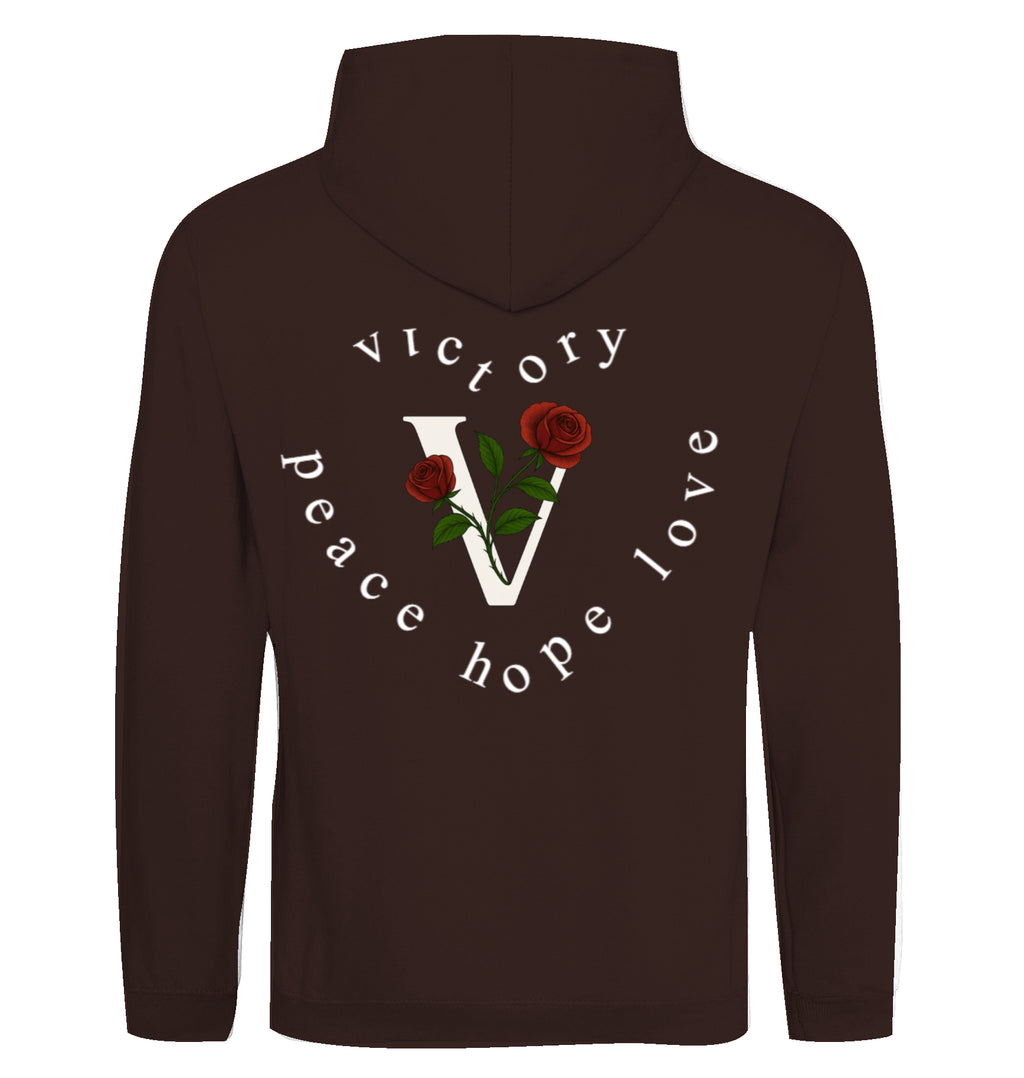 V Rose Premium Hoodie