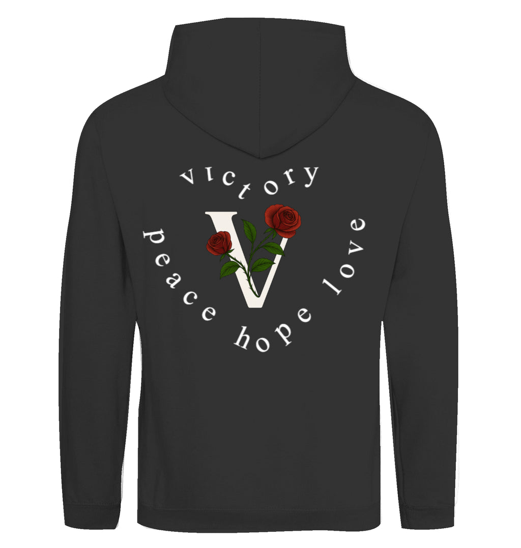 V Rose Premium Hoodie