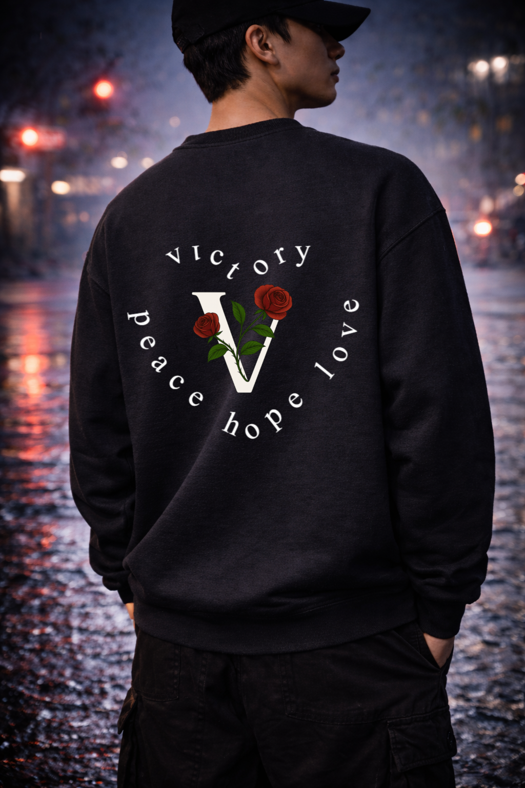 VICTORY ROSE Crewneck